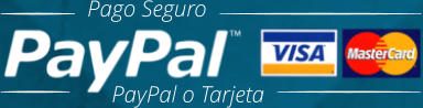 Pago Seguro PayPal o Tarjeta