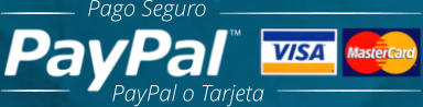 Pago Seguro PayPal o Tarjeta