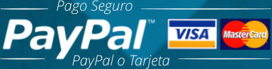 Pago Seguro PayPal o Tarjeta