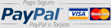 Pago Seguro PayPal o Tarjeta