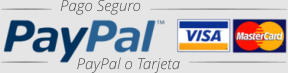 Pago Seguro PayPal o Tarjeta