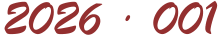 2026 · 001